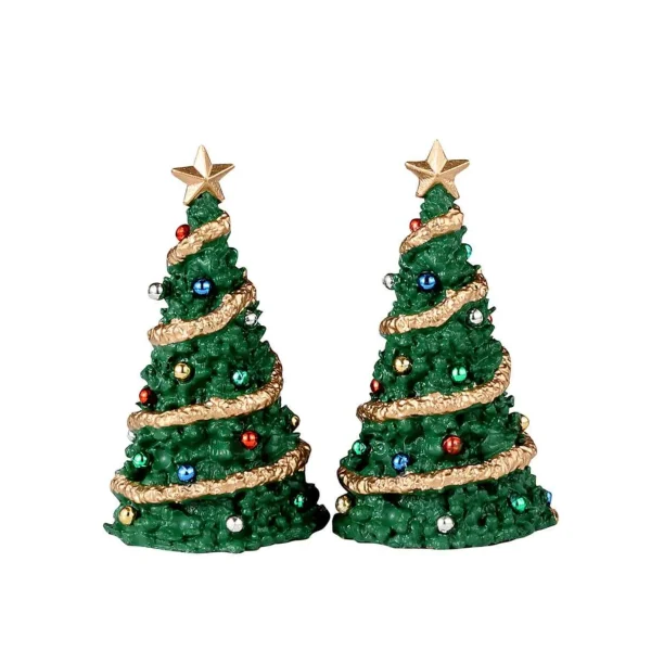 Lemax Village Collection Classic Christmas Tree, Set Of 2 #34100