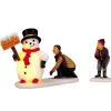 Lemax Village Collection Frosty's Friendly Greeting, Set Of 2, Battery Operated(4.5V) #04511