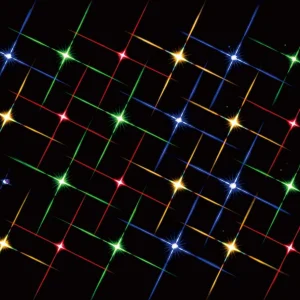 Lemax Village Collection Super Bright Multi Color Light String, Count Of 24, Battery Operated (4.5V) #84382