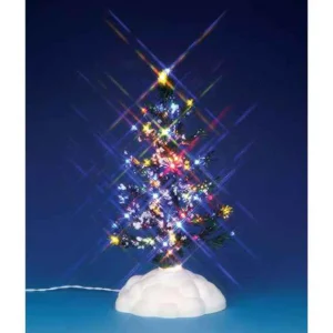Lemax Village Collection Lighted Pine Tree Multi Medium #54949