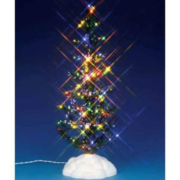 Lemax Village Collection Lighted Pine Tree Multi Large #54950