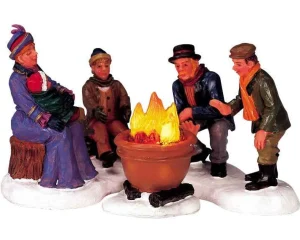 Lemax Village Collection Bonfire, Set Of 3, B/O Lighted Accessory #44221