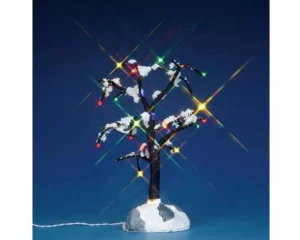 Lemax Village Collection Snowy Dry Tree, Medium, B/O #44784