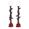 Lemax Village Collection Red Globe Street Lamp, Set Of 2 #74229