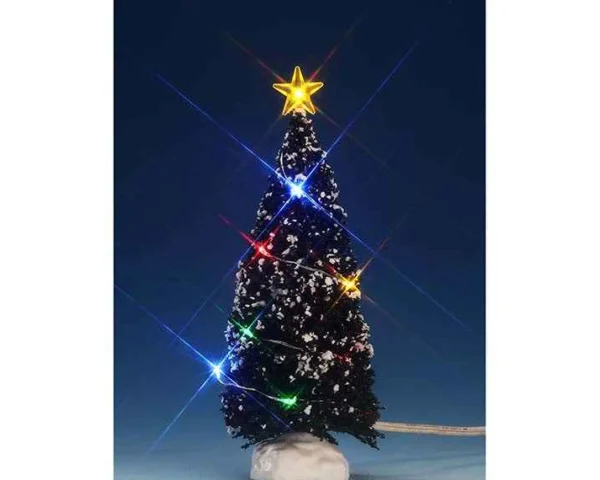 Lemax Village Collection Multi Light Evergreen Tree, Medium #74266