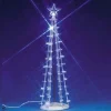 Lemax Village Collection Lighted Silhouette Tree Blue Large #74657