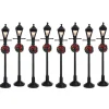 Lemax Village Collection Gas Lantern Street Lamp, Set Of 8 #64500