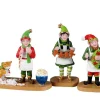 Lemax Village Collection Crafty Elves, Set Of 3 #22137