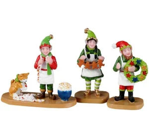 Lemax Village Collection Crafty Elves, Set Of 3 #22137