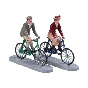 Lemax Village Collection Bike Ride Date, Set Of 2 #92763