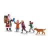 Lemax Village Collection Papa Christmas!, Set Of 5 #92745