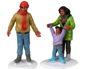 Lemax Village Collection Family Ice Follies, Set Of 2 #22125