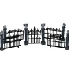 Lemax Village Collection Gargoyle Fence, Set Of 5 #44139