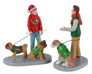 Lemax Village Collection Festive Friends, Set Of 2 Figurines #12019