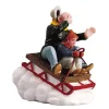 Lemax Village Collection Sledding With Gramps #52084