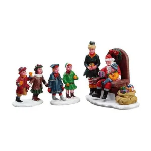 Lemax Village Collection Visiting Santa, Set Of 3 #62276