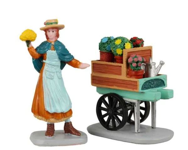 Lemax Village Collection Merry's Garden Cart, Set Of 2 #22117