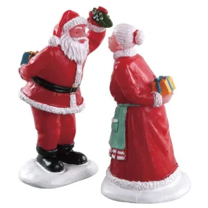 Lemax Village Collection Under The Mistletoe, Set Of 2 #72550