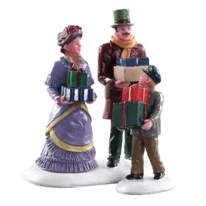 Lemax Village Collection Walking Family, Set Of 2 #82605