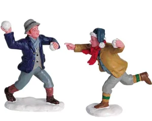 Lemax Village Collection Snowball Fun, Set Of 2 Figurines #62308