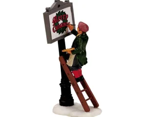 Lemax Village Collection Sign Painter #12527