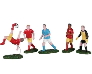 Lemax Village Collection Playing Soccer, Set Of 5 #02961