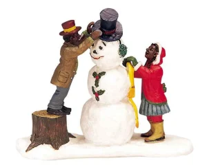 Lemax Village Collection Dressing Mr. Snowman Figurine #32732
