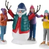 Lemax Village Collection Snowman Selfie, Set Of 3 #02940