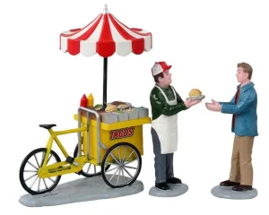 Lemax Village Collection Taco Cart, Set Of 3 Figurines #12042