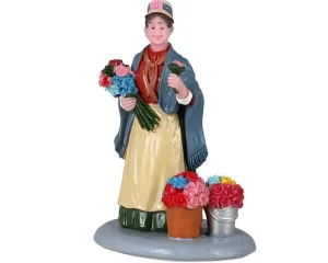 Lemax Village Collection Flower Seller Figurine #12041