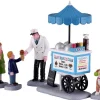 Lemax Village Collection Happy Scoops Ice Cream Cart, Set Of 5 Figurine #12037