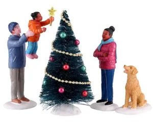 Lemax Village Collection The Final Touch, Set Of 4 Figurines #12032