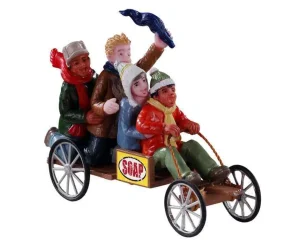 Lemax Village Collection Go-Cart Racers Figurine #12031