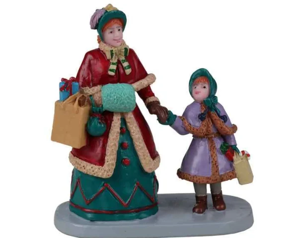 Lemax Village Collection Holiday Shopping With Mum #22142