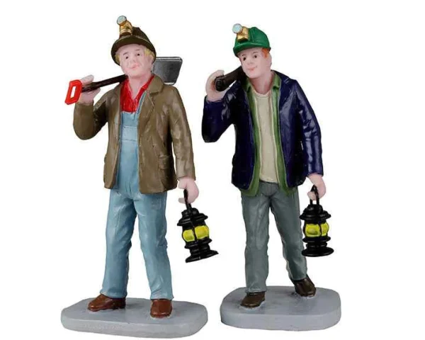 Lemax Village Collection Miners, Set Of 2 #22127