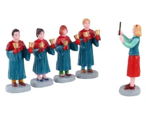 Lemax Village Collection Handbell Choir, Set Of 5 Figurines #12020