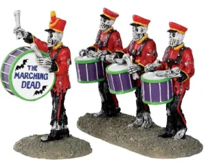 Lemax Village Collection Drum Corpse, Set Of 2 Figurines #32101