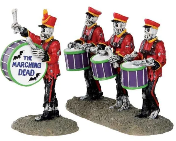 Lemax Village Collection Drum Corpse, Set Of 2 Figurines #32101