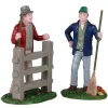 Lemax Village Collection Friendly Neighbors, Set Of 2 Figurines #12017
