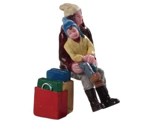Lemax Village Collection Christmas Shopping Break, Set Of 2 Figurines #92766