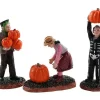 Lemax Village Collection Pumpkin Pickers, Set Of 3 #82565