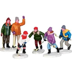 Lemax Village Collection The Home Team, Set Of 5 #42240
