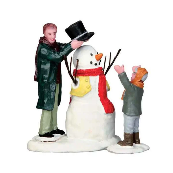 Lemax Village Collection Sharp-Dressed Snowman, Set Of 2 #52352
