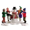 Lemax Village Collection Ring Around The Snowman, Set Of 3 #52112