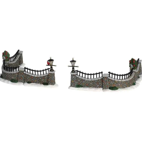 Lemax Village Collection Stone Wall, Set Of 6 #63576
