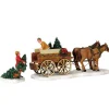 Lemax Village Collection Christmas Tree Wagon, Set Of 2 #43451
