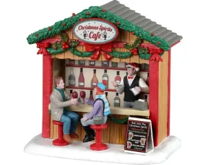 Lemax Village Collection Christmas Spirits Cafe #23605