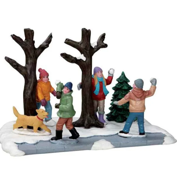 Lemax Village Collection Snowball Ambush #53216