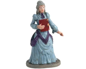 Lemax Village Collection Miss Terry The Bookstore Owner #12008