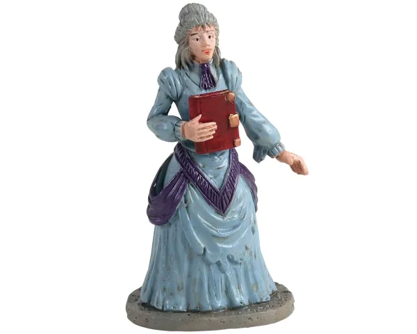Lemax Village Collection Miss Terry The Bookstore Owner #12008